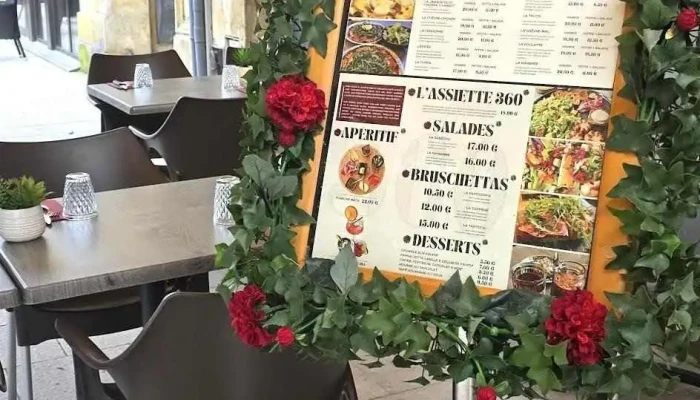 360 Degres   Restaurant Pizzeria A Bergerac Menu - Bergerac