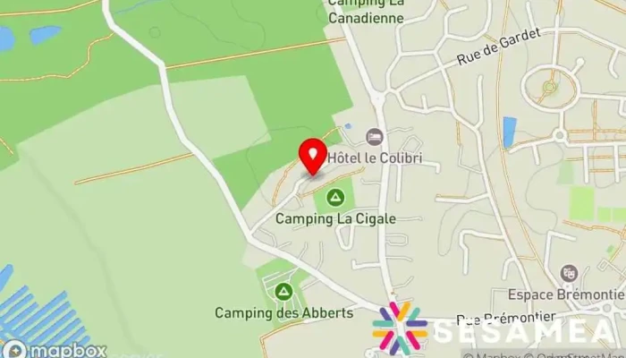 Ares -  Carte - Arès