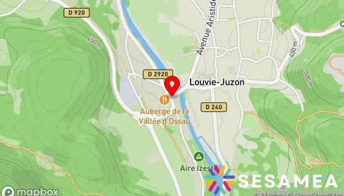 Auberge De La Vallee Dossau Carte - Izeste