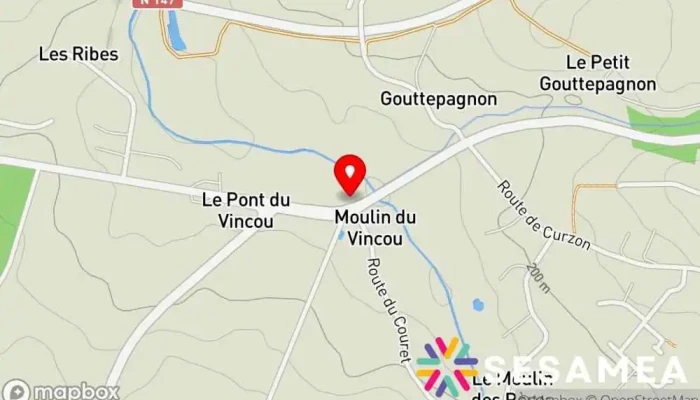 Auberge Du Vincou -  Carte - Peyrat-de-bellac