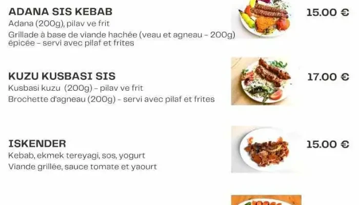 Baba Grill -  Menu - Sainte-eulalie