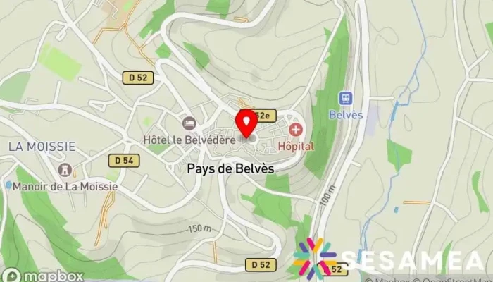Bar Brasserie De La Halle -  Carte - Pays De Belvès