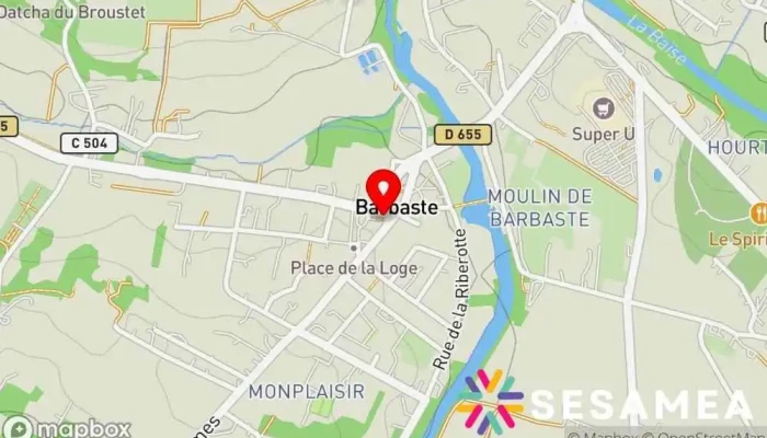 Bar Du Moulin Des Tours -  Carte - Barbaste