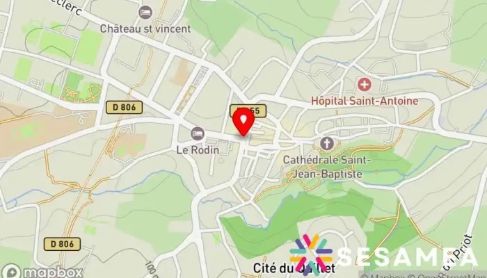 Bazas -  Carte - Bazas