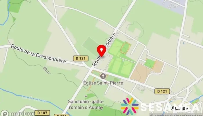 Berciaud -  Carte - Aulnay