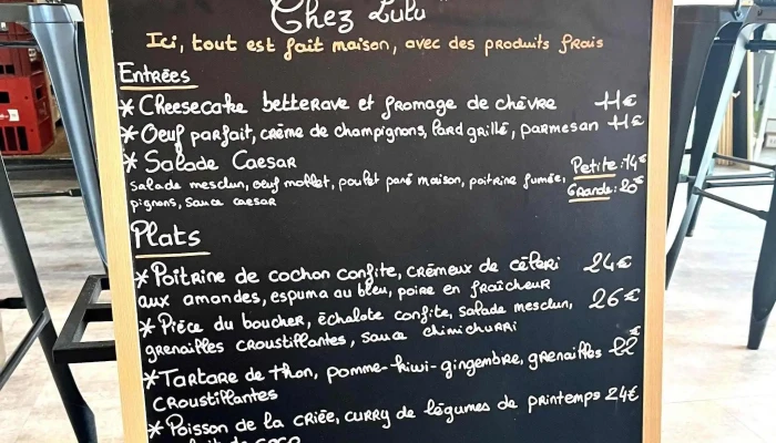 Bistrot Chez Lulu Horaire - La Couarde-sur-mer