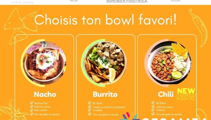 Bohemien Foodtruck Menu - Pays De Belvès