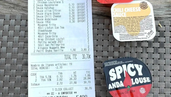Burger King -  Menu - Beychac-et-caillau