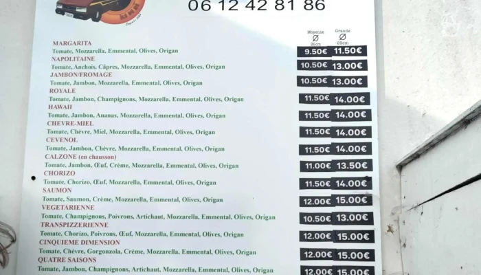 Camion Pizza Ars En Re U Express Pizzas A Emporter - Ars-en-ré