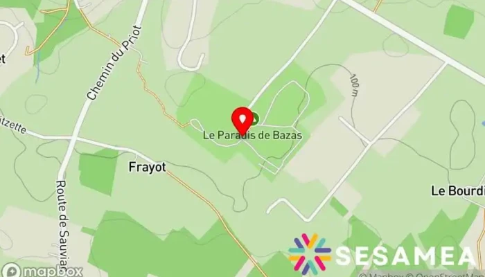 Camping Capfun -    Paradis De Bazas Carte - Bazas