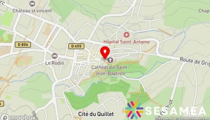 Cathedrale Saint Jean Baptiste Carte - Bazas