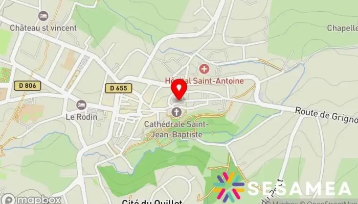 Chambres Dhotes Le Clos De La Cathedrale   Bazas Carte - Bazas