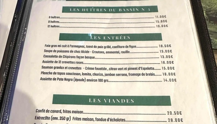 Chez Alcide -  Reductions - Arès