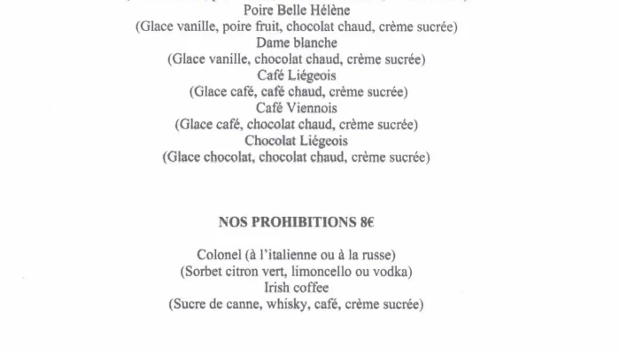 Chez Ludo -  Menu - Igon