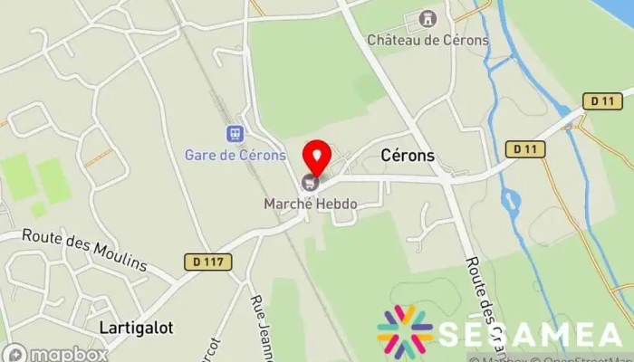 Chez Sam -  Carte - Cérons