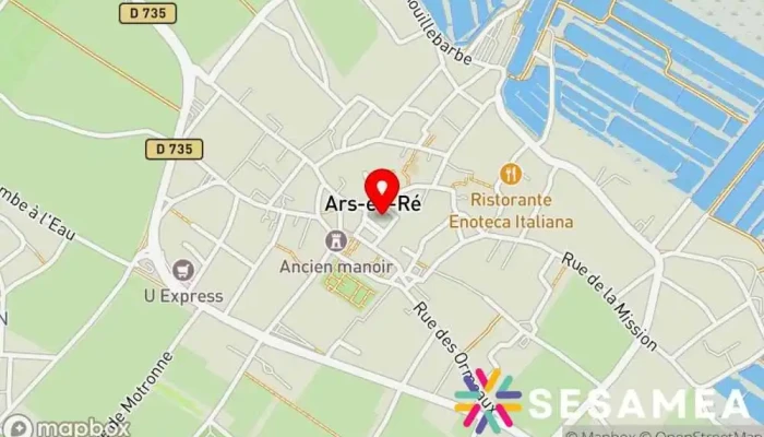 Clocher Dars En Re Carte - Ars-en-ré