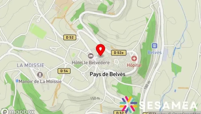 Godino Ignace -  Carte - Pays De Belvès