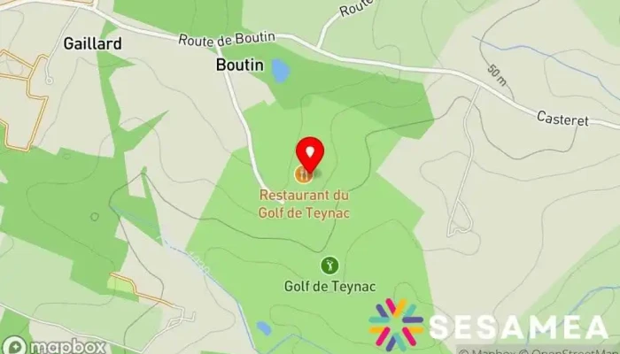 Golf De Teynac -  Carte - Beychac-et-caillau