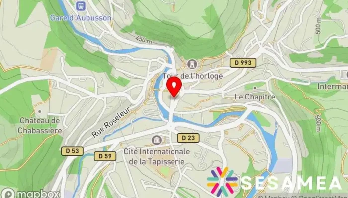 Hotel Le France Carte - Aubusson