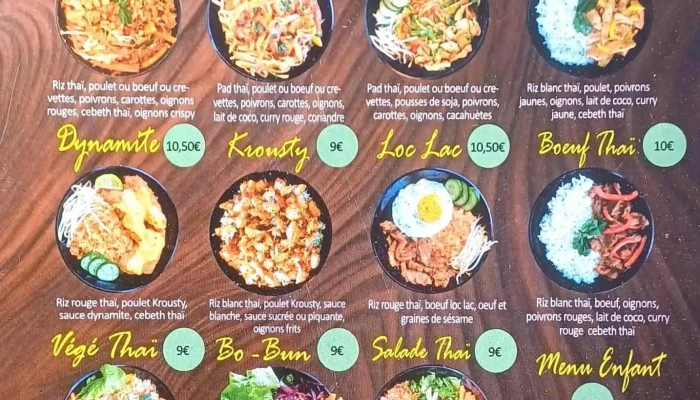 Krousty Wok -  Menu - Bergerac