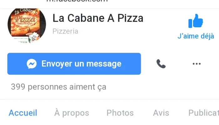 La Cabane A Pizza Pizzas A Emporter - Avanton