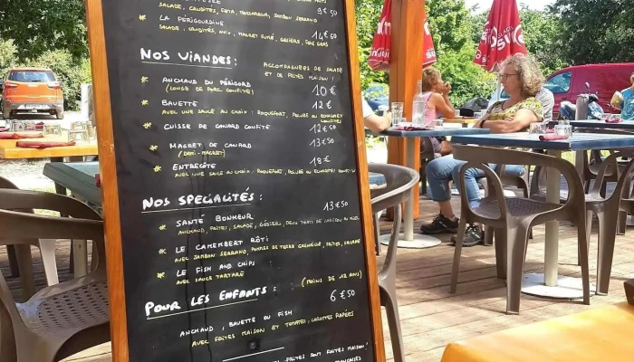 La Guinguette Du Lac Pombonne -  Menu - Bergerac