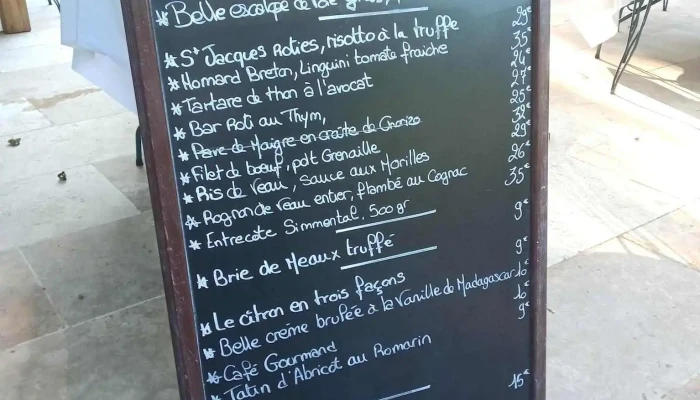 La Muraille -  Menu - Marcenais