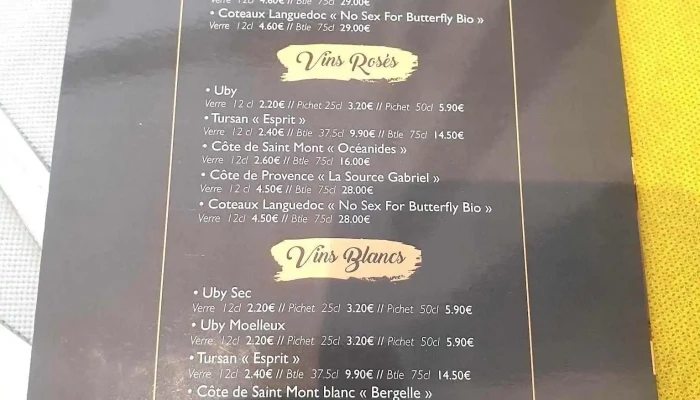 La Parenthese Du Moun Menu - Mont-de-marsan
