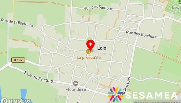 La Presquile Carte - Loix