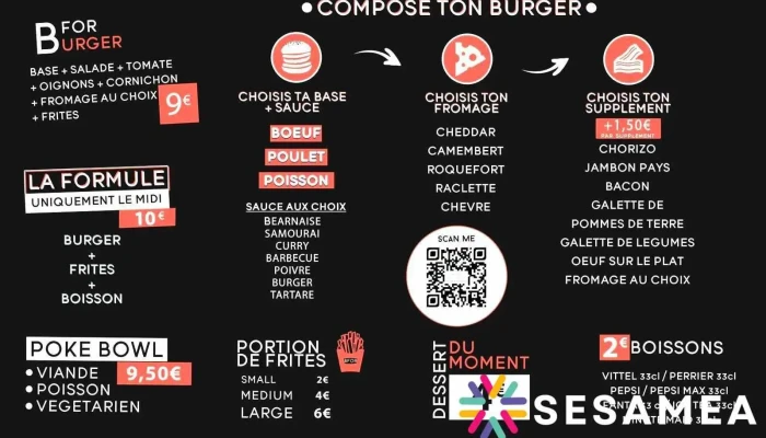 Le Bfor -  Menu - Saint-maixent-l'école
