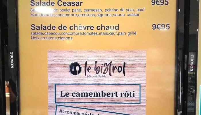 Le Bistro De Lepicier Menu - Bergerac