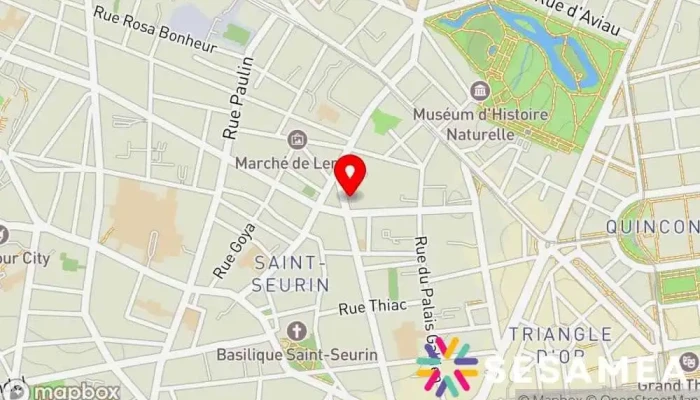 Le Cercle De Montaigne -  Carte - Bordeaux