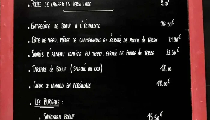 Le Tire Bouchon -  Menu - Barbezieux-saint-hilaire
