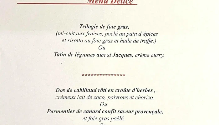 Leden Menu - Périgueux