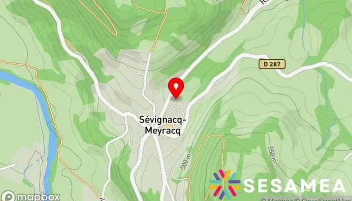 Les Casiers D Ossau -    Sevignac Meyracq Carte - Sévignacq-meyracq