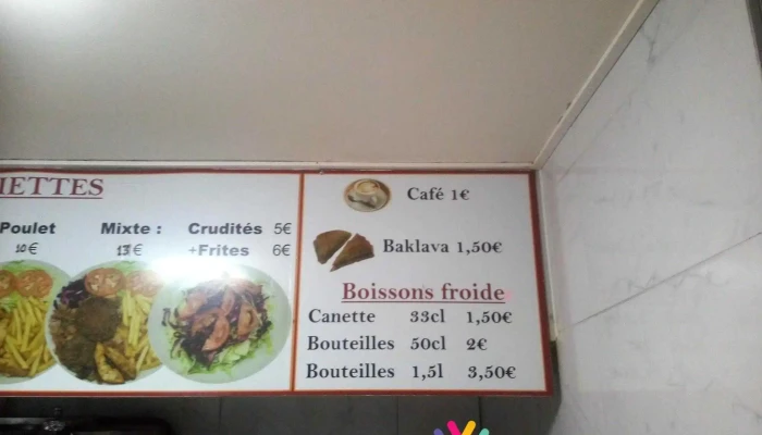Les Delices De Bessines Menu - Bessines-sur-gartempe