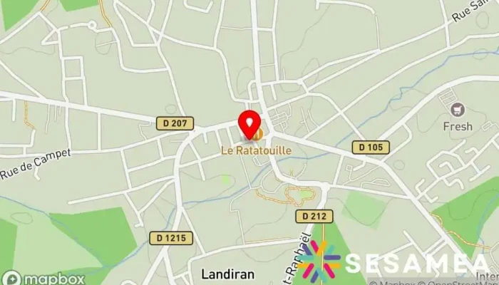 Les Viviers -  Carte - Castelnau-de-médoc