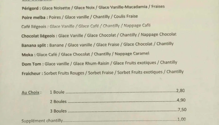 Lostal Menu - Bergerac
