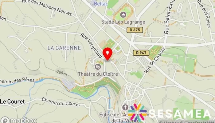 Maison Bellachonne -  Carte - Bellac