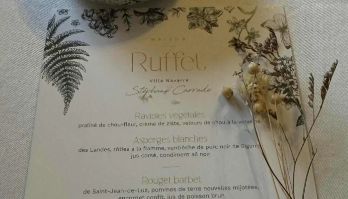 Maison Ruffet -  Menu - Pau