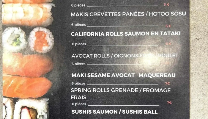 Natsukaya -  Menu - Biard