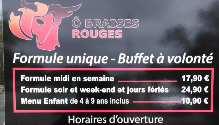 O Braises Rouges -  Promotion - Bergerac