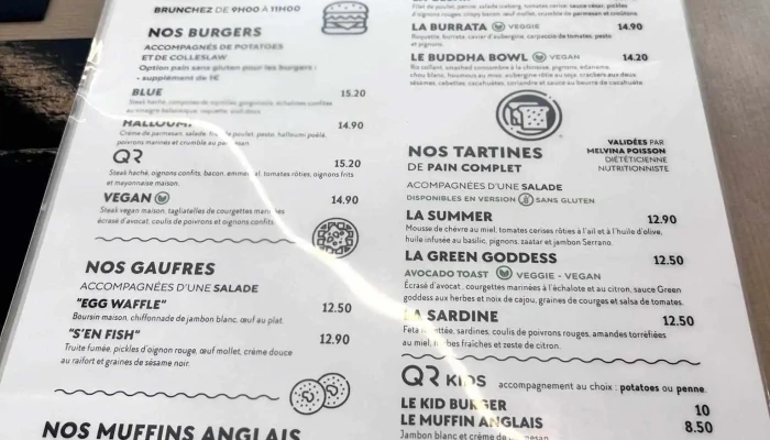 Quarts Coffee Kitchen -  Menu - Agen