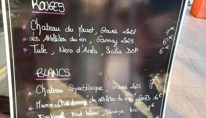 Restaurant Aimer Cave Bar Menu - Audenge