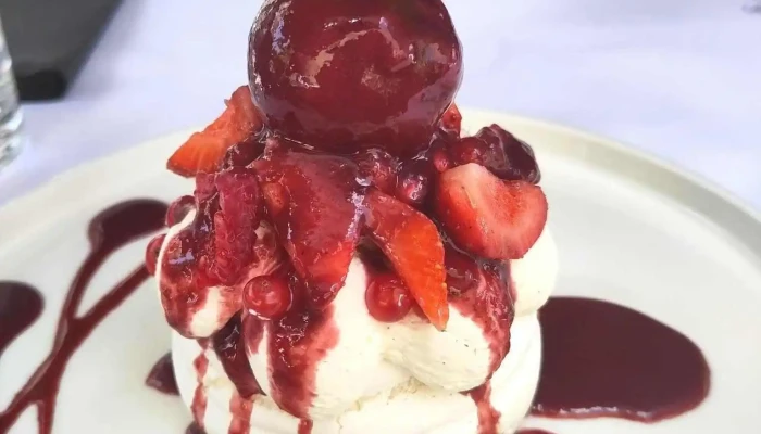 Restaurant Latmosphere Panna Cotta - Saint-germain-du-puch