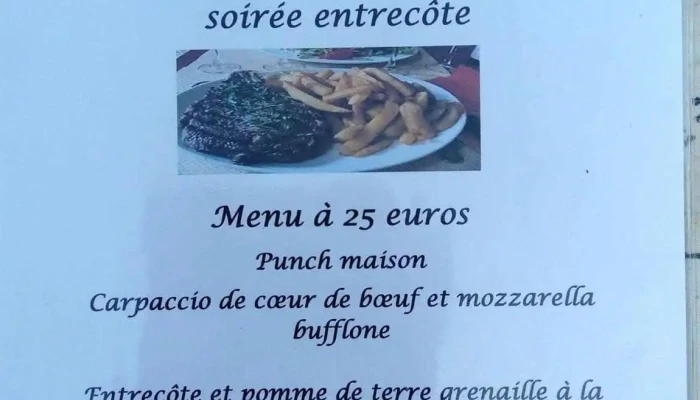 Restaurant Le Chateau Menu - Barbezieux-saint-hilaire