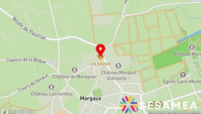 Restaurant Le Savoie -  Carte - Margaux-cantenac