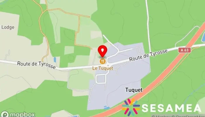 carte de Restaurant Le Tuquet Restaurant français à Angresse