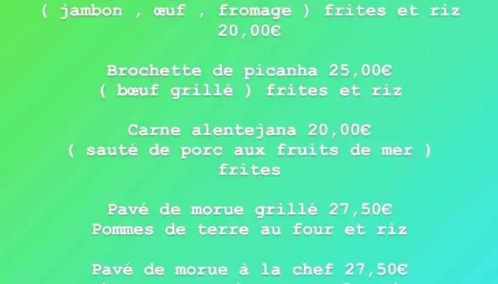 Restaurant Portogalia -  Menu - Assat