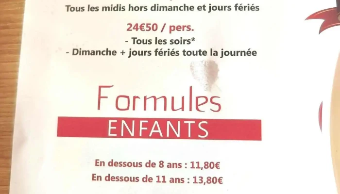 Royal Gourmand -  Menu - Saint-pierre-du-mont